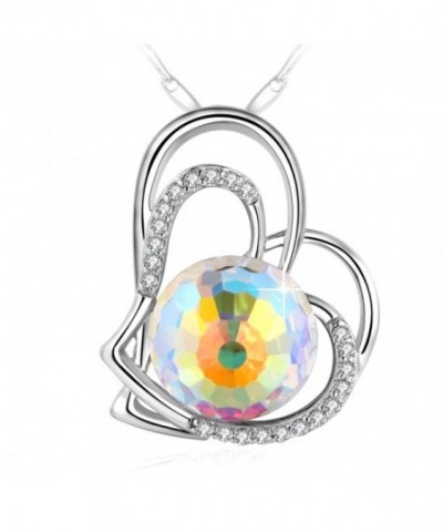 Sterling Pendant Necklace PLATO Swarovski