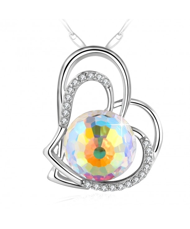 Sterling Pendant Necklace PLATO Swarovski