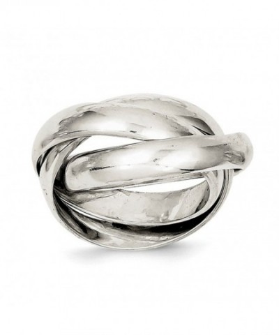 Solid Sterling Silver Rolling Wedding