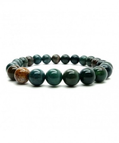 Bloodstone Bracelet 20 Stretch Crystal