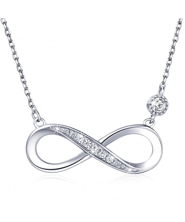 925 Sterling Silver Necklace Infinity