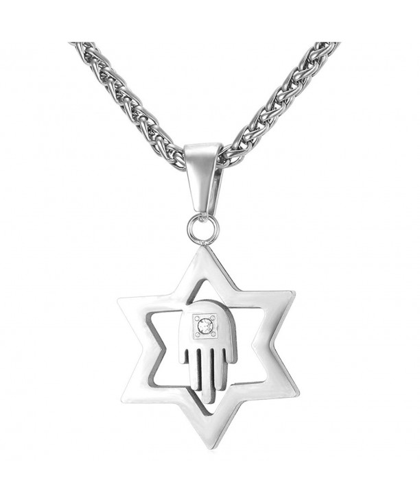 U7 Necklace Stainless Jewelry Pendant