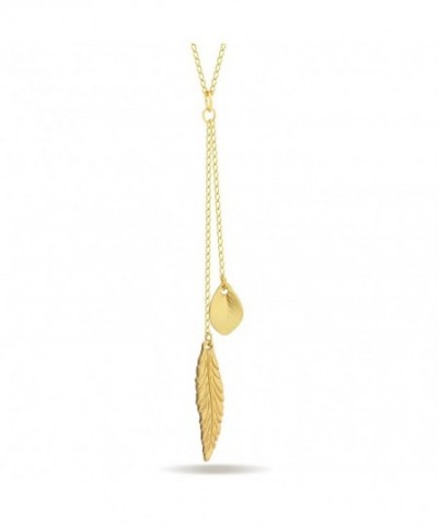 Elegant Necklace Feather Pendant Jewelry