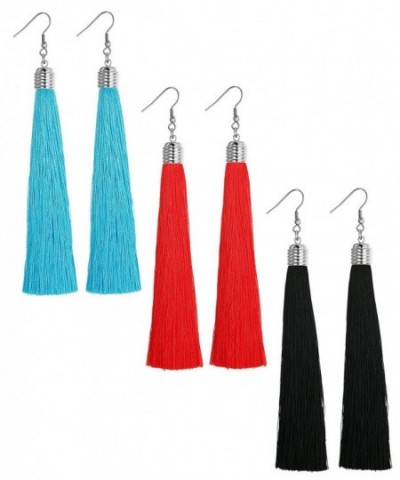 LOYALLOOK Pairs Tassel Earrings Dangle