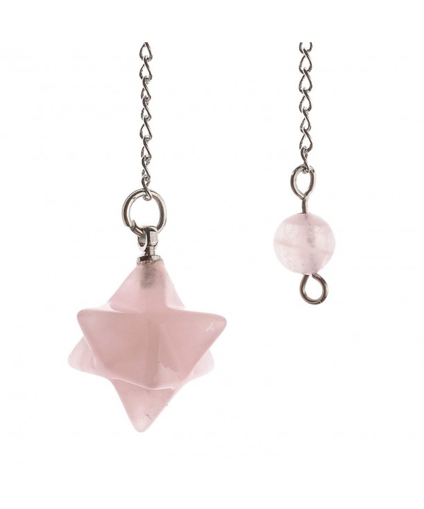 Natural Merkaba Healing Crystal Pendulum