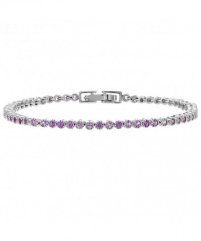 Rhodium Plated Stunning Crystal Bracelet