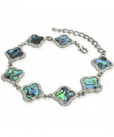 Reversible Designed Abalone Shell Bracelet