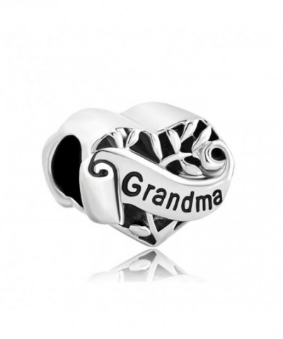 LovelyCharms Grandma Family Heart Bracelets