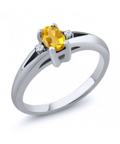 Sterling Citrine Gemstone Birthstone Available