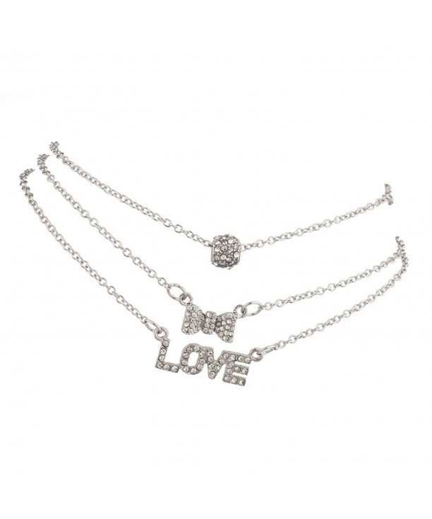 Lux Accessories Crystal Friends Forever