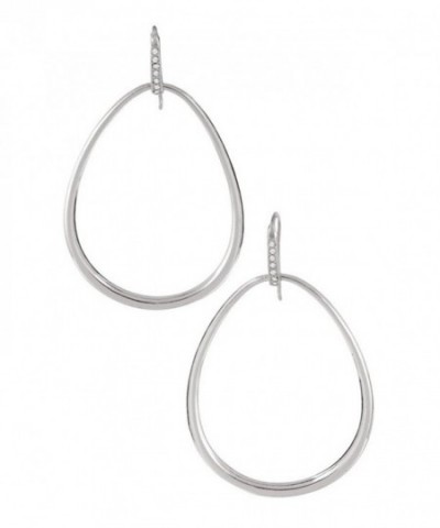 Dot Line hollow dangle earrings