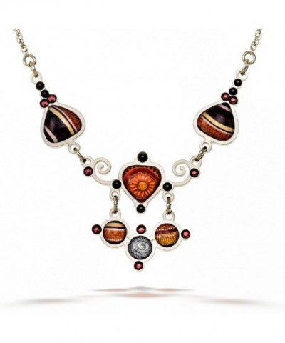 Artazia Orange African Fashion Necklace