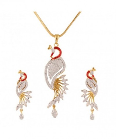 Swasti Jewels Peacock Traditional Earrings