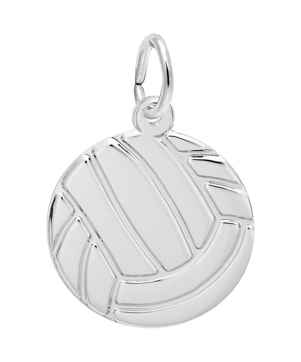 Rembrandt Charms Volleyball Sterling Engravable