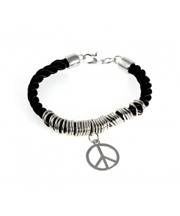 Peace Bracelet Lobster Clasp Wrists