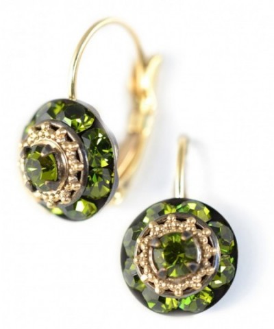 Clara Beau swarovski LeverBack earrings