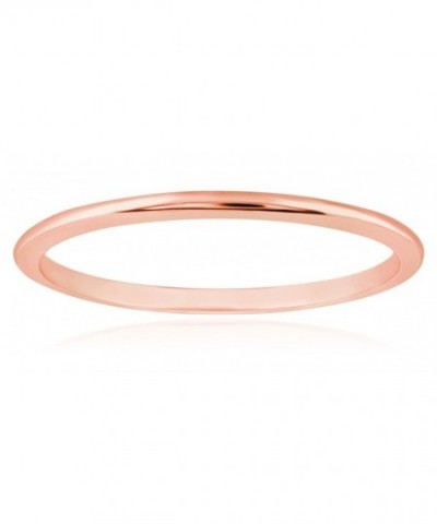 Thin Rose Gold Wedding Band