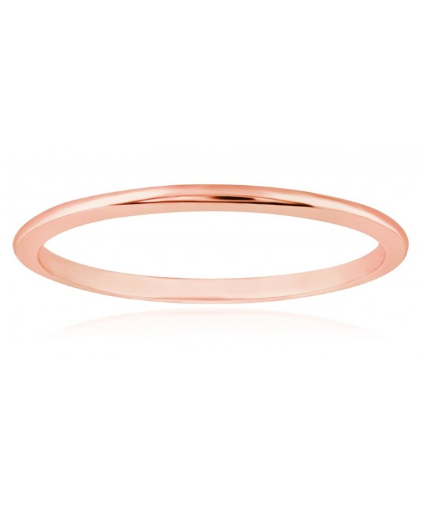 Thin Rose Gold Wedding Band