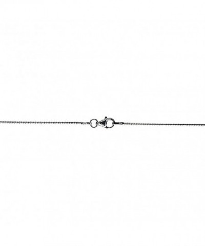 Sterling Silver Round Choker Nickel