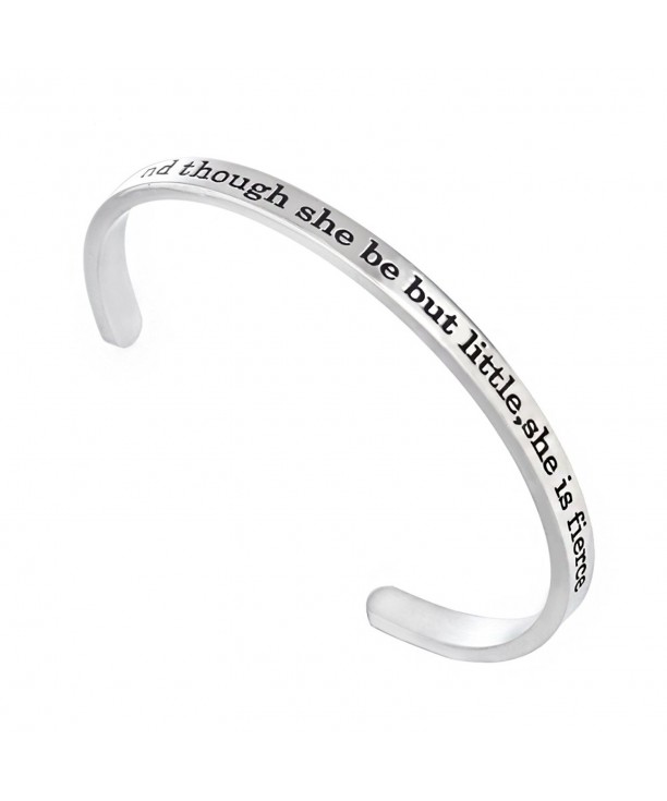 Stainless though little Inspirational Bracelet