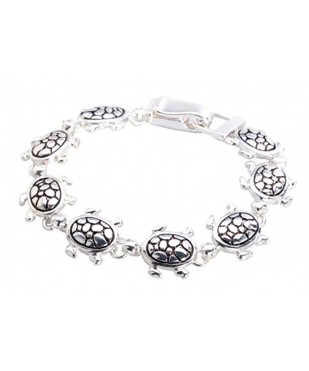 Silver-tone Sea Turtle Bracelet by C511CXX7EQR