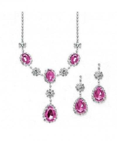 Beautiful Evening Bridesmaid Necklace Earring