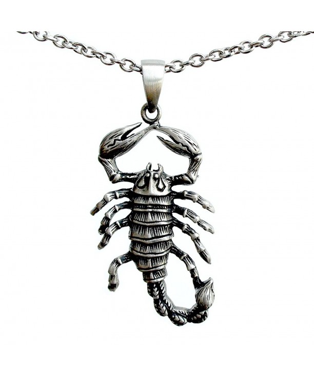 Arachnids Scorpion Astrology Necklace Stainless