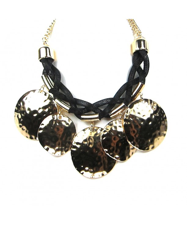 Madison Kate Hammered Statement Necklace