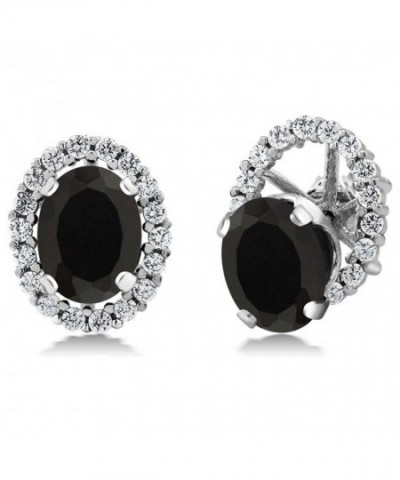 Black Sterling Silver Earrings Jackets