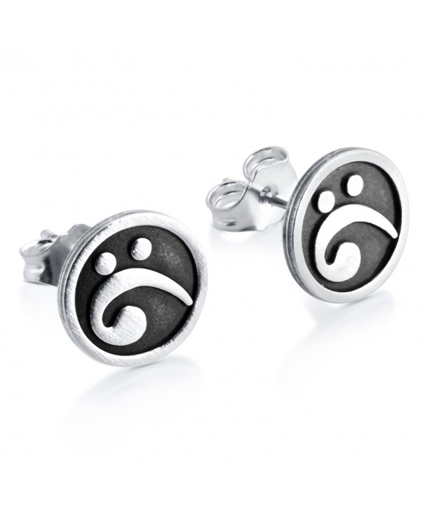 Sterling Silver Musical Earrings E0248S