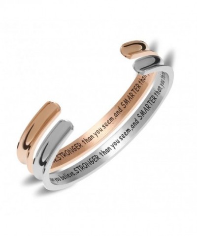 NewCHICHI Stainless Bracelet Engraved Stronger