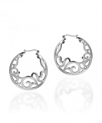 Delicate Filigree Sterling Silver Earrings