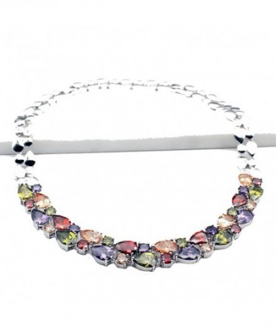 Classic Gemstones Amethyst Morganite Necklace