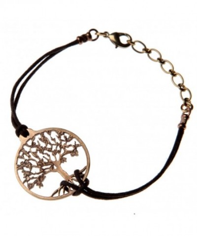 Delicate Peace Bronze Adjustable Bracelet