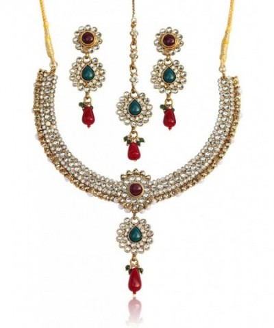 Touchstone Indian bollywood jewelry necklace