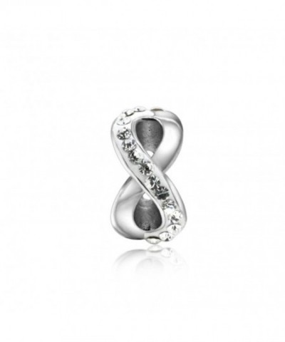 Kiss Infinity Sterling European Bracelet