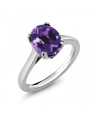 Sterling Silver Amethyst Diamond Available