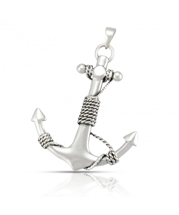 WithLoveSilver Sterling Silver Anchor Pendant