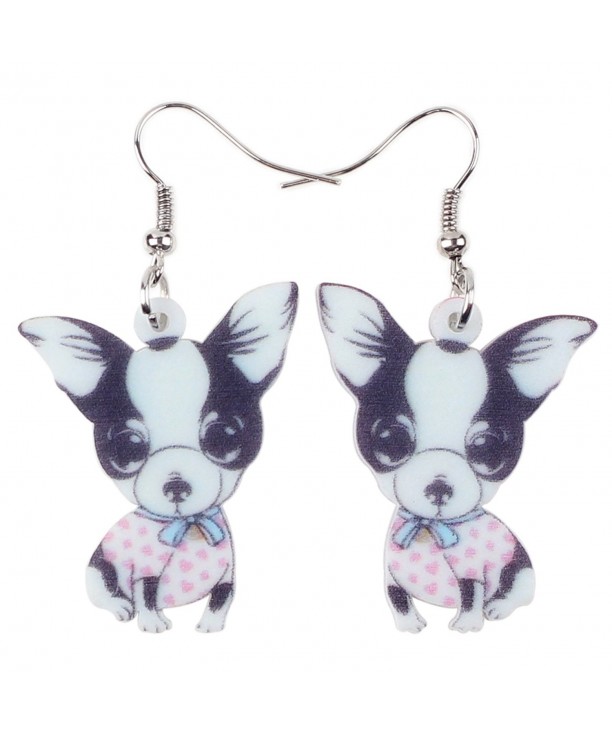 Acrylic Chihuahuas Earrings Design Lovely