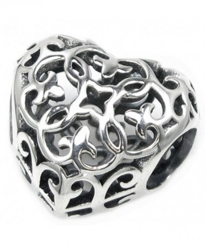 Sterling Silver Filigree European Bracelets