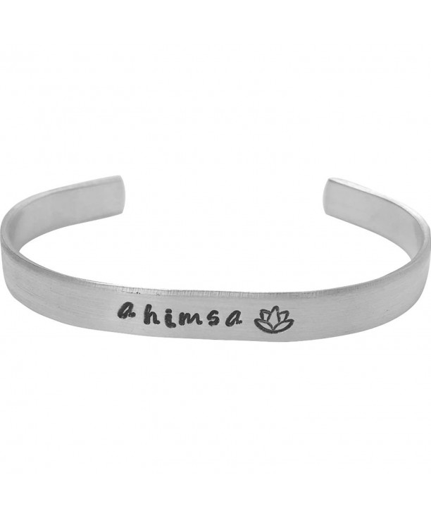 Bracelet Hand Stamped Jewelry aluminum