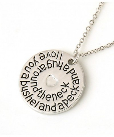 Bushel Around Silver Necklace Shoppingbuyfaith