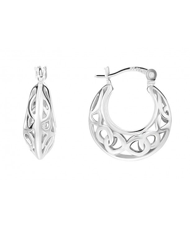 Sterling Silver Filigree Small Earrings