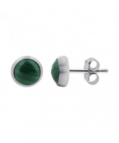 Gem Avenue Sterling Simulated Malachite