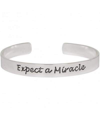 Expect Miracle Adjustable Inspirational Bracelet