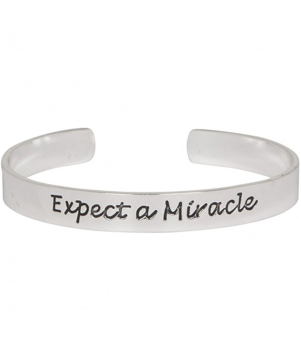 Expect Miracle Adjustable Inspirational Bracelet