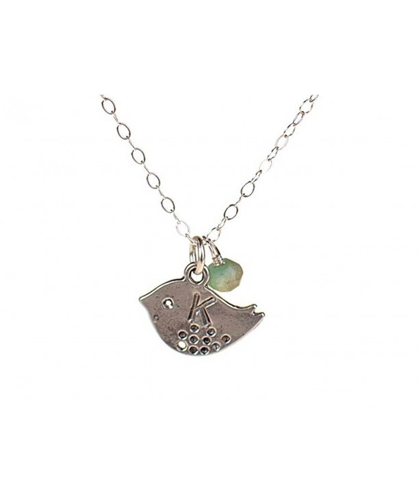 Initial Necklace Birth Month Charm