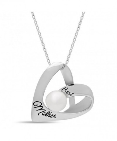 Sterling Elegant Necklace Simulated Engraved