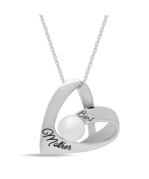 Sterling Elegant Necklace Simulated Engraved