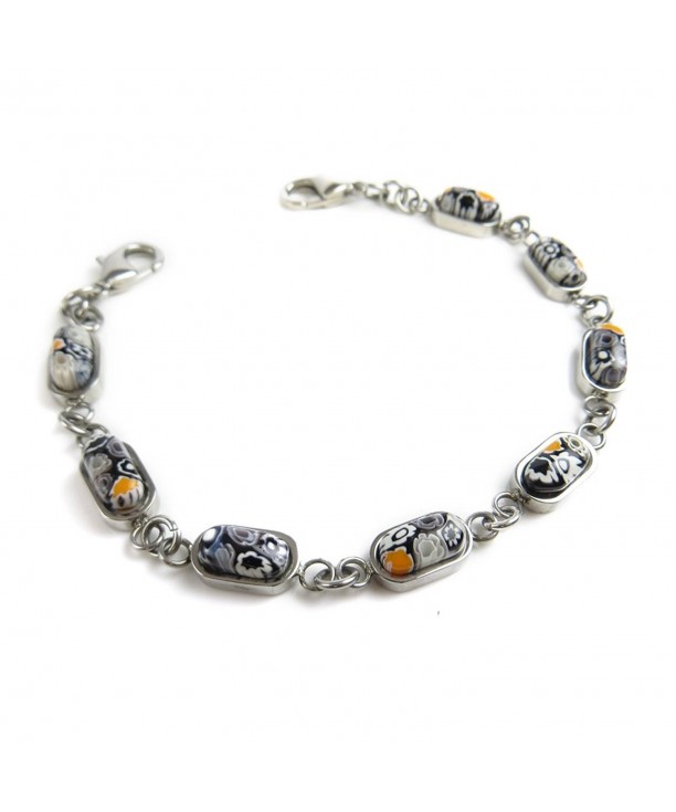 MyIDDr Interchangeable Medical Bracelet Millefiori